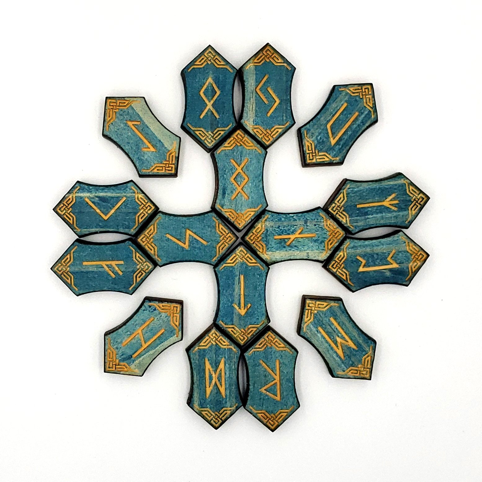 Curved Runes Tyr Model – Viking Runic Store